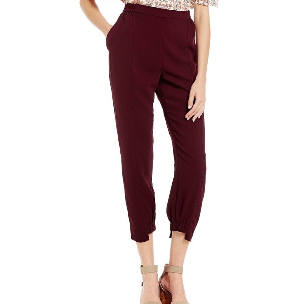 Gibson Latimer pull on track pants burgundy
J